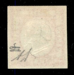 1861 - 5 grana (21) con doppia effigie - gomma originale con traccia ...