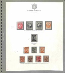 AREA ITALIANA - 1890/1935 circa - Piccolo lotto di francobolli ...