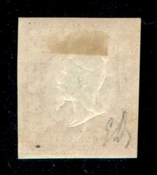 1861 - 5 grana vermiglio (21o/ka) - filetto ripetuto in basso ...