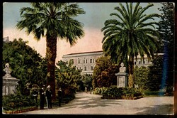 Cartolina via aerea per la Svizzera con Volta 60 cent bruno + Aerea 1 ...