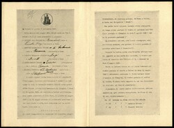 Fotocopia della scrittura privata che certifica il numero dei pezzi ...