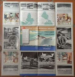 1953 - "Italia" Società di Navigazione (Genova) - depliant ...