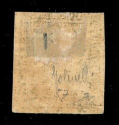 1859 - 1 grano bruno oliva grigiastro (3e) - prima tavola - gomma ...