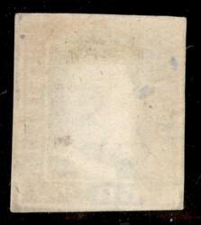 1859 - 2 grana cobalto (6b - prima tavola) - grandi margini - usato - ...