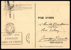 1937 (15 maggio) - Klagenfurt Bratislava - aerogramma del volo