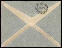 1937 (7 aprile) - Parigi Torino - aerogramma per Milano - timbro ...