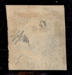 1859 - 2 grana azzurro vivo (7f - seconda tavola - ritocco 71) - ...