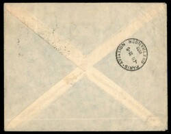 1938 (31 maggio) - Parigi Zurigo - aerogramma del volo