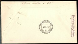 1957 (6 ottobre) - Primo Volo Sabena - Lussemburgo Monaco Salisburgo