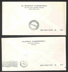 1959 (3/4 dicembre) - New York Roma + Roma New York - Boeing 707/Volo ...