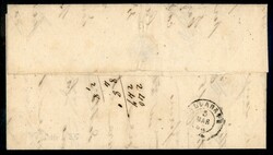 15 cent celeste latteo (11d) lettera da Milano a Gallarate del 4.3.63 ...