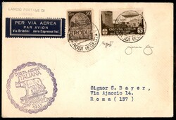 Isole dell'Egeo - Volo di ritorno Roma Friedrichshafen 29 maggio 1933 ...