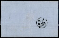 Fresca lettera affrancata con 15 soldi (40) bene dentellato - ...