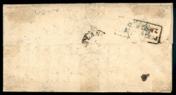 40 cent (6) con margini molto ampi - isolato su lettera da Modena a ...