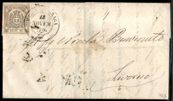 Governo Provvisorio - Lettera affrancata con 20 cent (16) da Massa ...