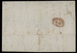 Due 1 grano (3) su lettera da Napoli a Bari del 8.1.59