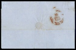 Fresca lettera affrancata con 2 grana (5) ben marginato - svolazzo di ...