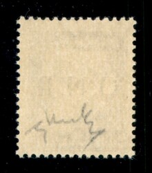 1944 - 1 lira (479b) con doppia soprastampa - gomma integra