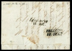 Lettera recante 30 cent (7) - buoni margini - Venezia R50 (P.ti 5) - ...