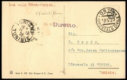 OSTIA TUNISI - 1929 (11 dicembre) - Longhi 2018 - SAM - Primo Volo ...