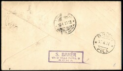 PAVIA TRIESTE BRIONI - 1930 (15 aprile) - Longhi 2115/2130 - SISA - ...