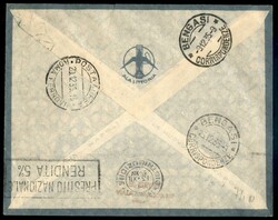 ASMARA BENGASI - 1935 (26 novembre) - Longhi 3357 - Ala Littoria - ...