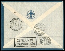 ASSAB BENGASI - 1935 (1 dicembre) - Longhi 3390 - Ala Littoria - ...