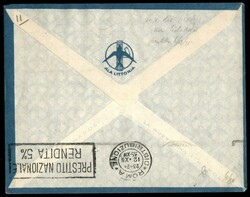 ASSAB ROMA - 1935 (1 dicembre) - Longhi 3391 - Ala Littoria - Primo ...