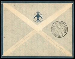 ADDIS ABEBA ROMA - 1936 (12 dicembre) - Longhi 3622 - AL - Primo Volo