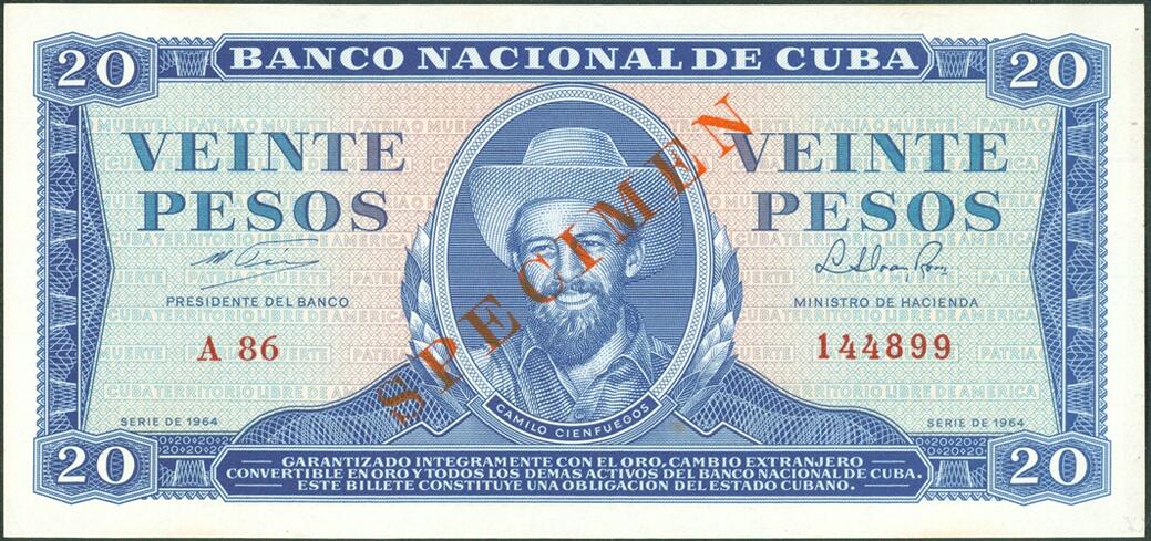 110.560.190: Banknotes – America - Cuba