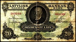 110.240: Banknoten - Lettland