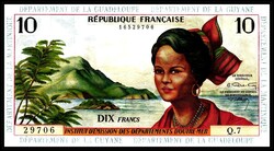 110.560.116: Banknoten - Amerika - Französische Antillen (Guyana, Guadeloupe, Martinique)