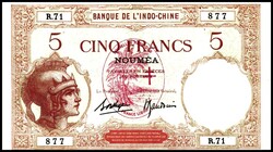 110.580.50: Banknotes – Oceania - New Hebrides