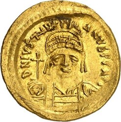 10.60.30: Ancient Coins - Byzantine Empire - Justin I and Justinian I, 527 AD