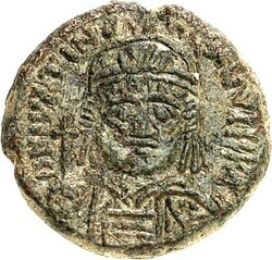 10.60.30: Ancient Coins - Byzantine Empire - Justin I and Justinian I, 527 AD