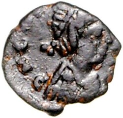 10.50.90: Ancient Coins - Western Roman Empire - Galla Placidia, Wife of<br />Constantius III