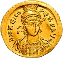 10.40.90: Ancient Coins - Eastern Roman Empire - Zeno, 474 - 491