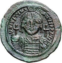 10.60.30: Ancient Coins - Byzantine Empire - Justin I and Justinian I, 527 AD