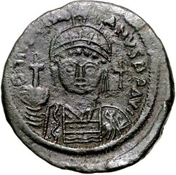 10.60.30: Ancient Coins - Byzantine Empire - Justin I and Justinian I, 527 AD