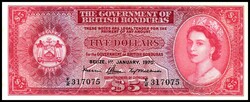 110.560.35: Banknoten - Amerika - Belize (British Honduras)