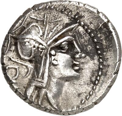 RÖMISCHE REPUBLIK : Silbermünzen. Decimus Iunius Silanus Lucii ...