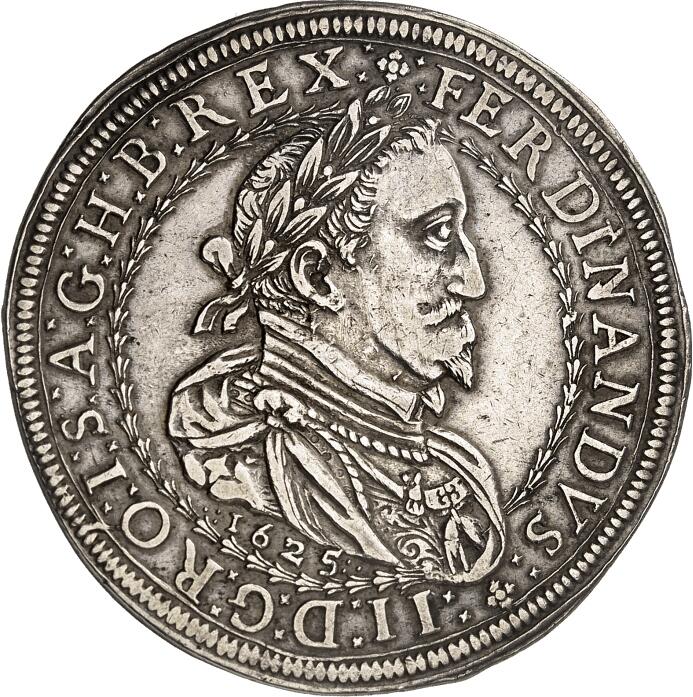 Römisch Deutsches Reich. Ferdinand II. 1619-1637. Reichstaler 1625 ...