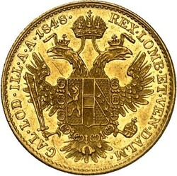 ÖSTERREICH. Ferdinand I. 1835-1848. Dukat 1848 A Wien, Gold 3,44g ...