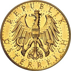 ÖSTERREICH. 1. Republik 1919-1938. 100 Schilling 1927 Gold 21,17g ...