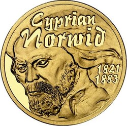 POLEN. Republik. 200 Zlotych 2013 Gold (900) 15,5g fein, Cyprian ...