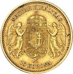 UNGARN. KÖNIGREICH. Franz Joseph I. 1848-1916. 10 Korona 1897 Gold 3 ...