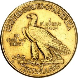 USA. 10 Dollar 1910 D, Indian head, Gold 15,05g fein. F. 165. .  ...