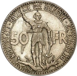 BELGIEN. KÖNIGREICH. Leopold III. 1934-1950. 50 Francs 1935 ...