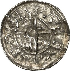 DÄNEMARK. KÖNIGREICH. Hardeknud 1035-42. Denar 1,05g Lund, ...