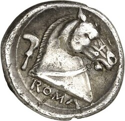 RÖMISCHE REPUBLIK : Silbermünzen. Romano-Campanisch 326-227 v. Chr. ...